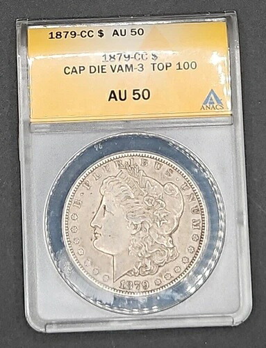 1879-CC（キャップ??ドダイ）モルガン・ダラー | ANACS AU50 | VAM-3、トップ100｜WORLD RESOURCE【KING店】