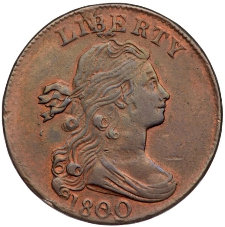 1800 S-197 R-1 PCGS AU 詳細 ドレープバスト ラージセントコイン 1セント｜WORLD RESOURCE【KING店】