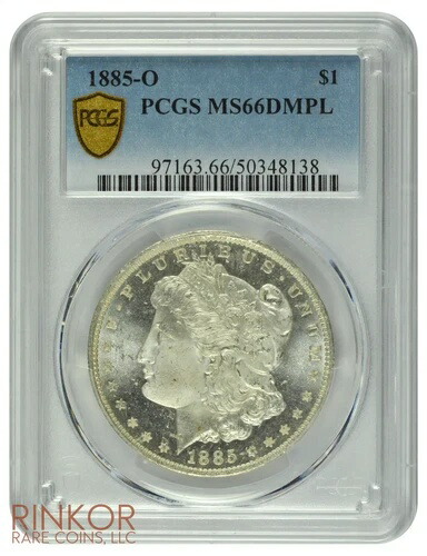 1885-O 1ドル モルガン・ダラー PCGS MS 66 DMPL