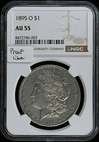 1895-O O モルガン・ダラー S$1 NGC AU55｜WORLD RESOURCE【KING店】