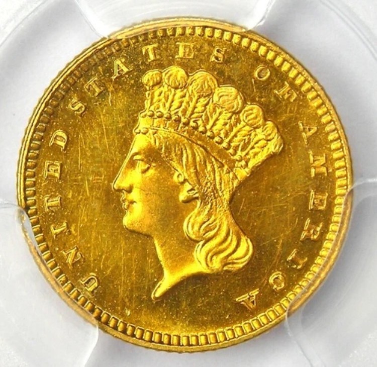 1888年プルーフインド金貨 G$1 - PCGS認定プルーフ詳細 (PF / PR)|WORLD RESOURCE【KING店】
