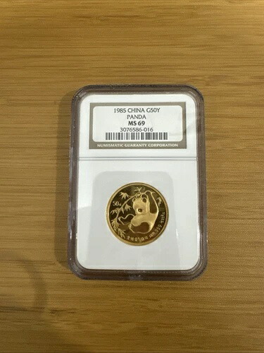 楽天市場】China 中華人民共和国 25元 パンダ 金貨 1983 スラブ入り