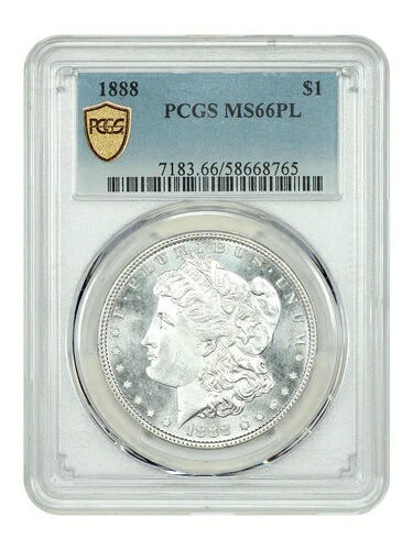 1888年 1ドル PCGS MS66PL - モルガン・ダラー｜WORLD RESOURCE【KING店】