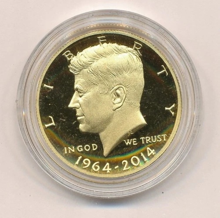 2014年 ウェストポイント・ケネディ記念プルーフ 3/4オンス金貨