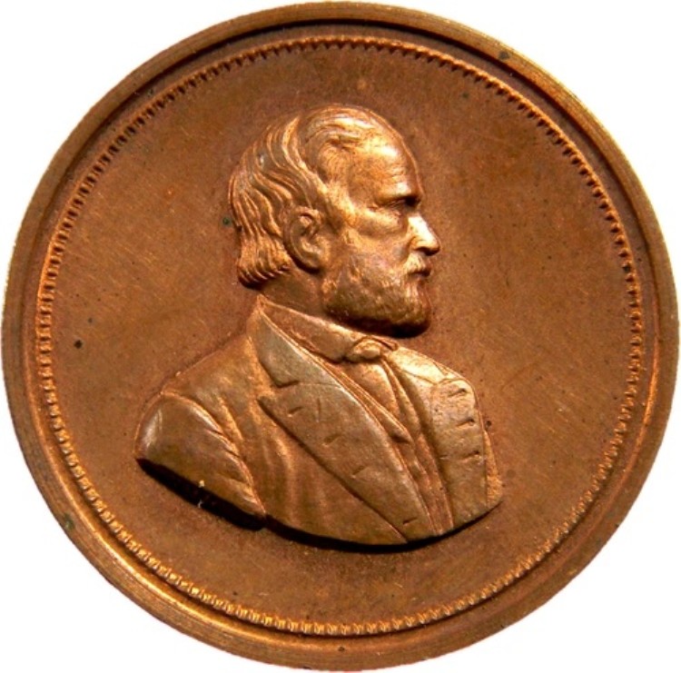 1879年グラント・フィラデルフィア歓迎メダル（02486）