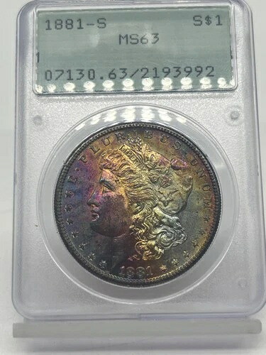 1881-S 1ドル モーガン シルバー モンスター トナー ラトラー 759,990円