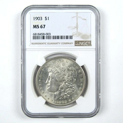 1903年 モルガン・ダラー MS 67 NGC シルバー 1ドル 未流通コイン SKU:I15081