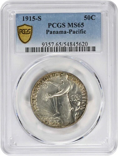 パナマ・パシフィック記念ハーフドル 1915-S MS65 PCGS
