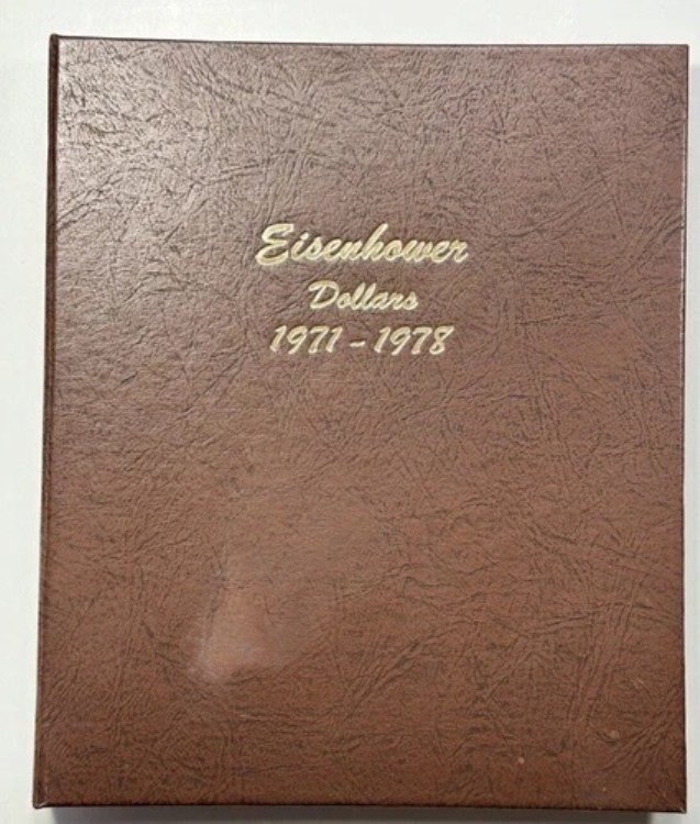 アイゼンハワー IKE ドル コイン セット コンプリート - 23 枚のコイン 1971-1978 PDS プルーフ Dansco アルバム付き