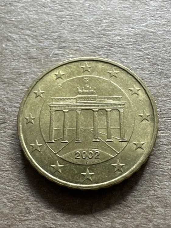 希少な10セントユーロ硬貨(ドイツ製、Fプルーフ、2002年シュトゥットガルト造幣局発行)|WORLD RESOURCE【KING店】