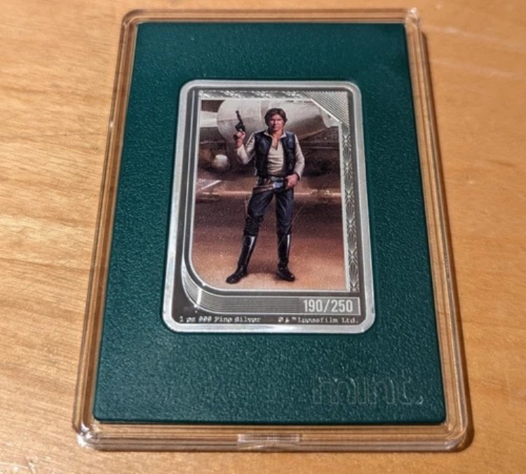 2023年 ニュージーランド造幣局 ハン・ソロ スター・ウォーズ トレーディングコイン 190/250-