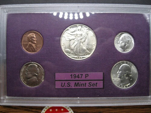 1947 P 米国造幣局セット ブリリアント 未流通!