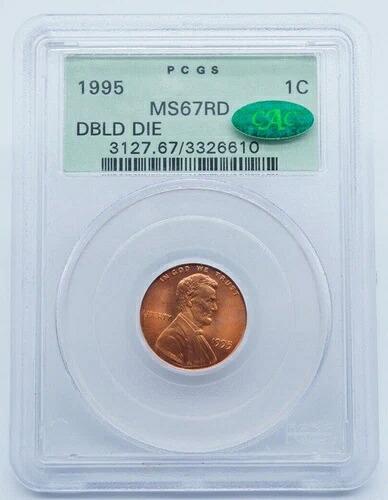 1995年リンカーン記念セント PCGS CAC MS67RD ダブルダイ OGH オールドホルダー - U1001｜WORLD RESOURCE【KING店】