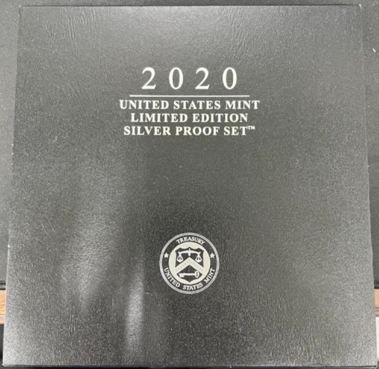 2020年米国造幣局限定版シルバープルーフセット（OGP、COA付き） 93,170円