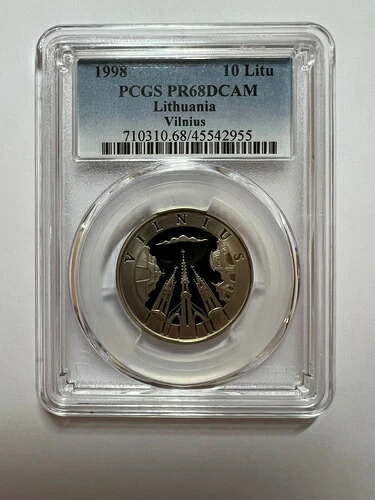 1998 リトアニア ビリニュス - 証明----PCGS PR 68 DCAM----｜WORLD RESOURCE【KING店】