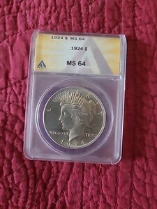 1924年 Pピース銀貨 PCGS MS64|WORLD RESOURCE【KING店】