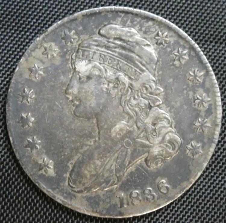 1836年 50セント キャップドバスト ハーフドル 米国造幣局銀貨｜WORLD RESOURCE【KING店】