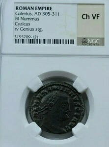 ガレリウス 西暦 305 ～ 311 年。 BI ヌムス。サイジカスミント。ローマ帝国。 NGC Ch VF｜WORLD RESOURCE【KING店】