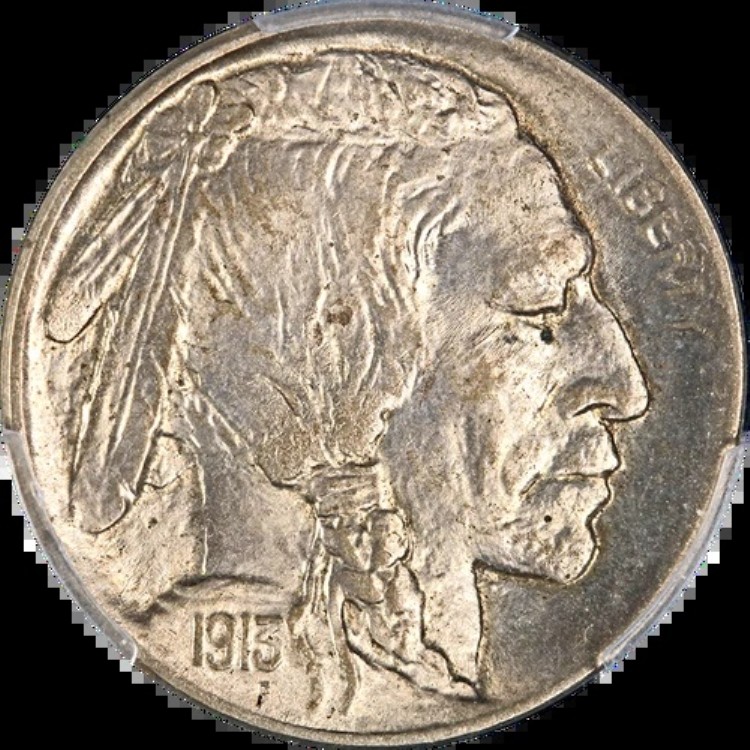 1913-D タイプ1 バッファローニッケル PCGS MS64 素晴らしい外観 強い打痕｜WORLD RESOURCE【KING店】