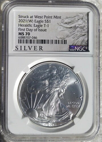2021 (W) FDOI 紋章付き鷲 T 1 NGC MS70｜WORLD RESOURCE【KING店】