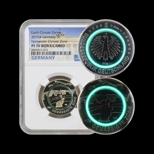 ドイツ。2019年、5ユーロ - NGC PF70 - トップポップ?? 温帯ベルリンポリマー。｜WORLD RESOURCE【KING店】