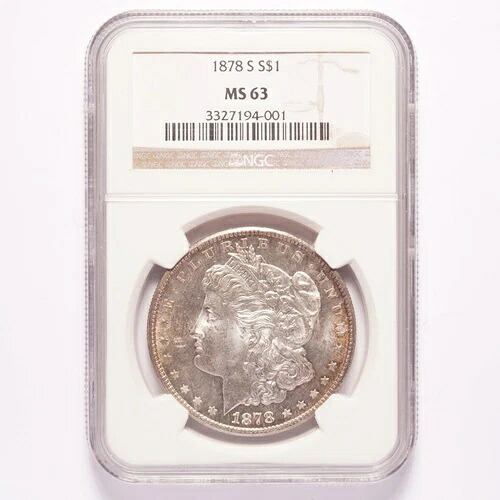 1878-S モルガン銀貨 NGC MS63|WORLD RESOURCE【KING店】