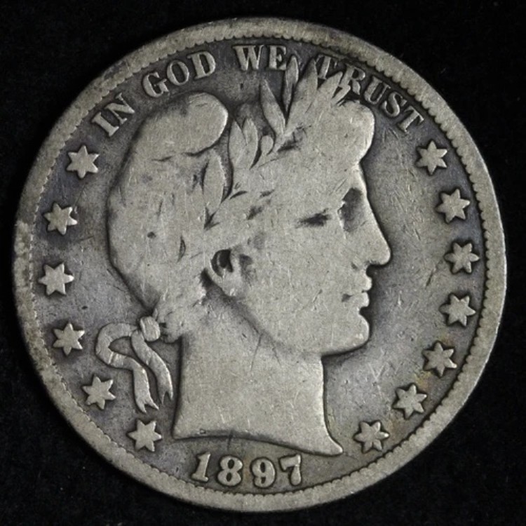 1897-O バーバー シルバー ハーフダラー VG E335 SCFM｜WORLD RESOURCE【KING店】 96,195円