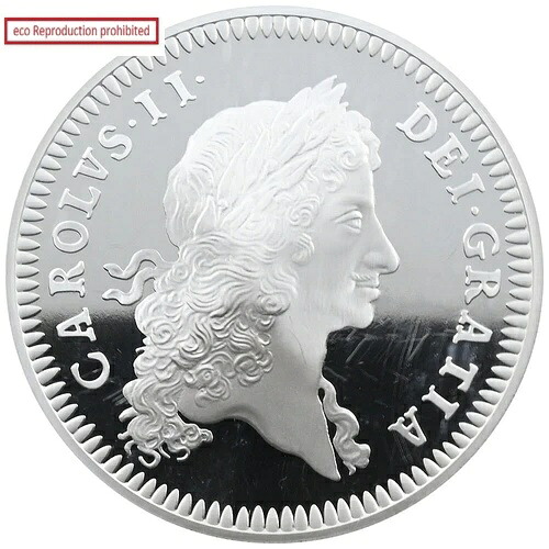 イギリス 2023年 チャールズ3世 10ポンド5オンス 銀貨 NGC PF70UC チャールズ2世