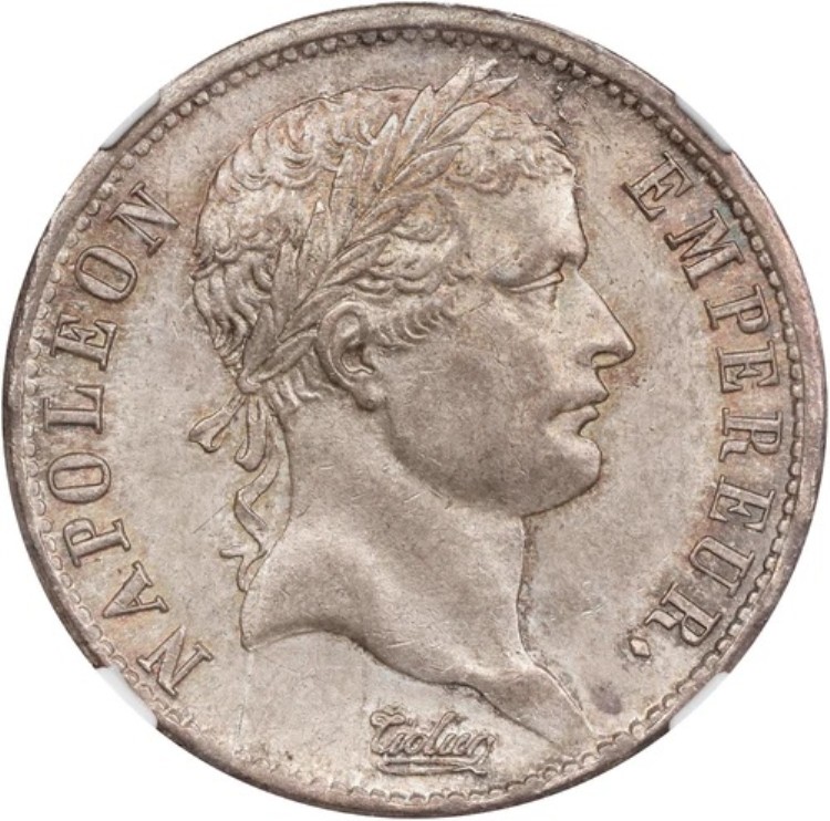 フランス: ナポレオン 1 世、2 フラン 1811-A NGC MS-64 パリ造幣局、美しい色調の品!|WORLD RESOURCE【KING店】