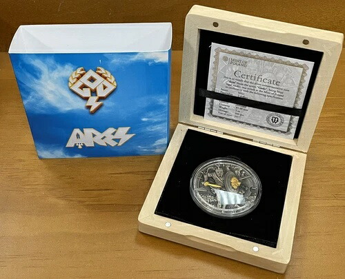 2017年 ニウエ アレス 軍神 ポーランド .999 銀貨 2オンス 証明書付き 希少|WORLD RESOURCE【KING店】