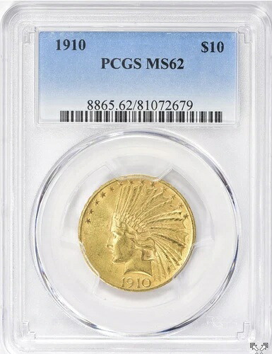 1910年 10ドル金貨 インディアンヘッドイーグル NGC MS 62|WORLD RESOURCE【KING店】
