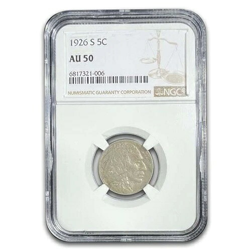 1926-S バッファローニッケル AU-50 NGC｜WORLD RESOURCE【KING店】