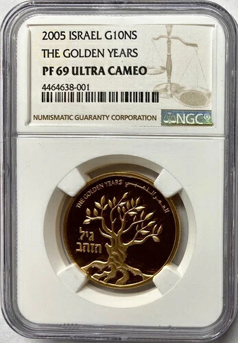 2005年 イスラエル 1/2オンス 金貨 10枚 ニューシェカリム NGC PF-69 UCAM|WORLD RESOURCE【KING店】
