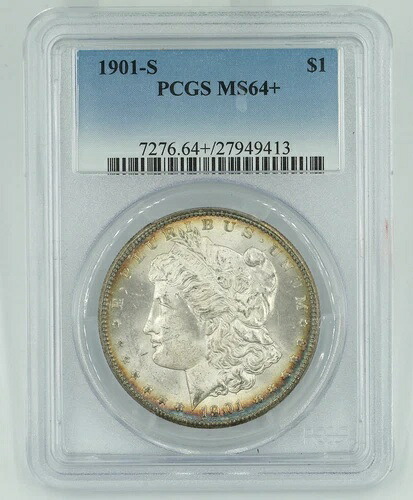 1901-S PCGS MS64+ モルガン銀貨｜WORLD RESOURCE【KING店】