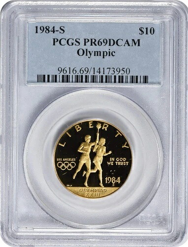 1984-S オリンピック 10ドル金貨 10ドル記念 PR69DCAM PCGS｜WORLD RESOURCE【KING店】