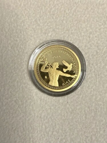 ギリシャ 100ユーロ ディアス、ゼウス 2014 金貨 プルーフ 金999%