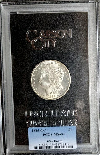 1885-CC $1 モルガン GSA ホード MS 65+ PCGS｜WORLD RESOURCE【KING店】