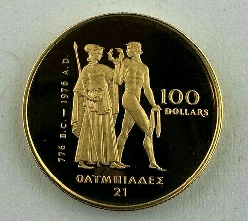 1976年カナダ 100ドル 22K金貨 モントリオールオリンピック プルーフ｜WORLD RESOURCE【KING店】