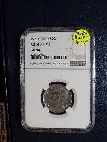 非常に珍しい 1921R イタリア 50 センテシミ NGC AU58 リードエッジ 50C コイン 今すぐ購入しましょう!｜WORLD RESOURCE【KING店】
