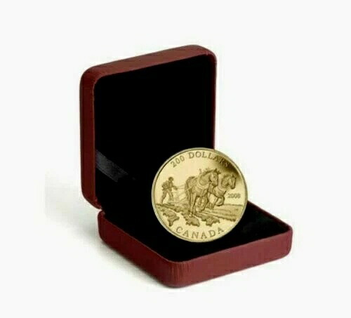 2008年カナダドル200ドルプルーフ金貨農業貿易箱付きCOA付き｜WORLD RESOURCE【KING店】