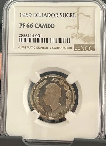 エクアドル 1959年 スクレ プルーフ 希少 NGC PF66｜WORLD RESOURCE【KING店】