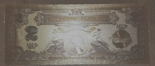 金箔2ドル銀貨証明書｜WORLD RESOURCE【KING店】