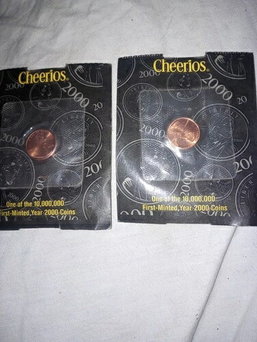 2000年 CHEERIOS LINCOLN PENNY 未開封 2個｜WORLD RESOURCE【KING店】