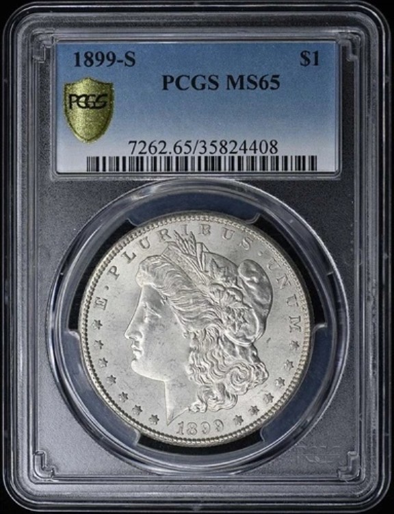 1899-S 1ドル モルガン・ダラー PCGS MS65｜WORLD RESOURCE【KING店】