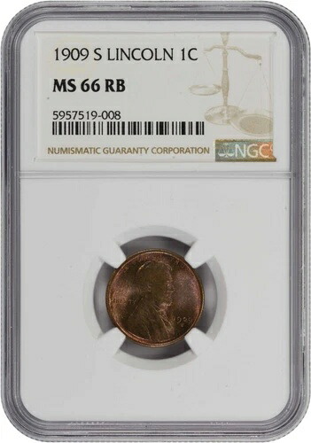 1909-S リンカーン セント MS66RB NGC｜WORLD RESOURCE【KING店】