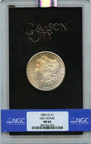 1882-CC モルガン・ダラー GSA ホード S$1 NGC MS66|WORLD RESOURCE【KING店】