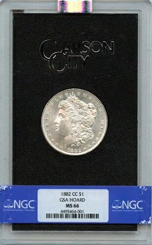 1882-CC モルガン・ダラー GSA ホード S$1 NGC MS66