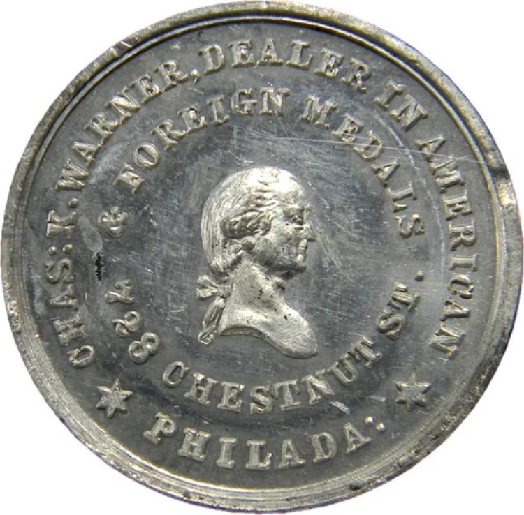 1863年 チャールズ・K・ワーナー・トークン NGC MS 62 (24-19)｜WORLD RESOURCE【KING店】