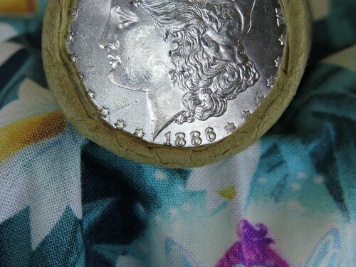 20 UNC BU コイン モルガン ドル VAM 5 1886 P/CC ENDS+SILVER BAR BESTEVER #2037