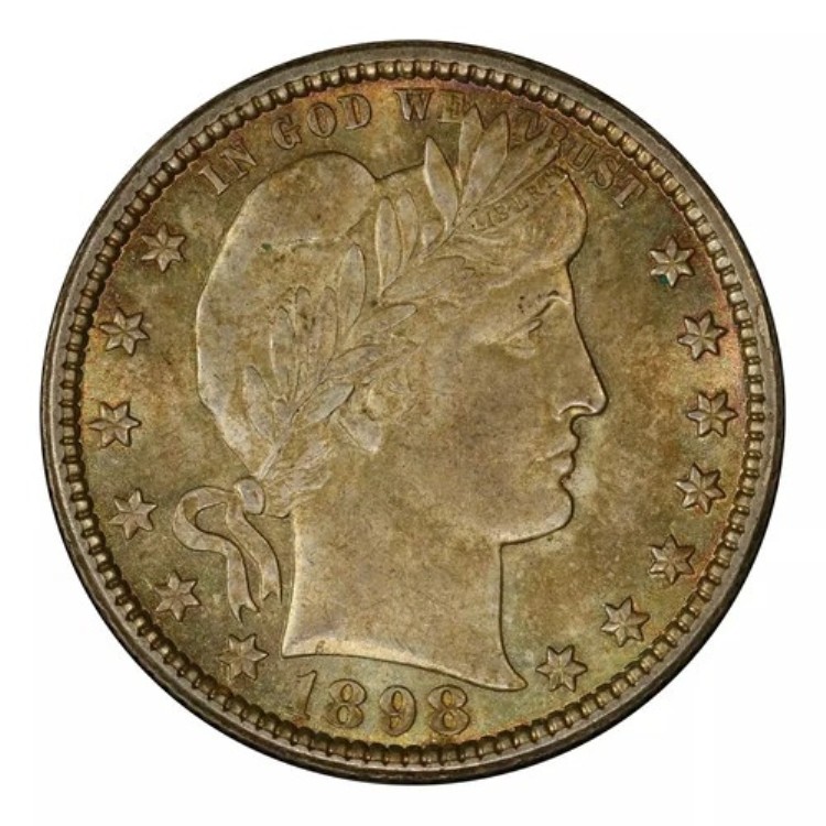 1898-O バーバー クォーター PCGS MS-63 CAC